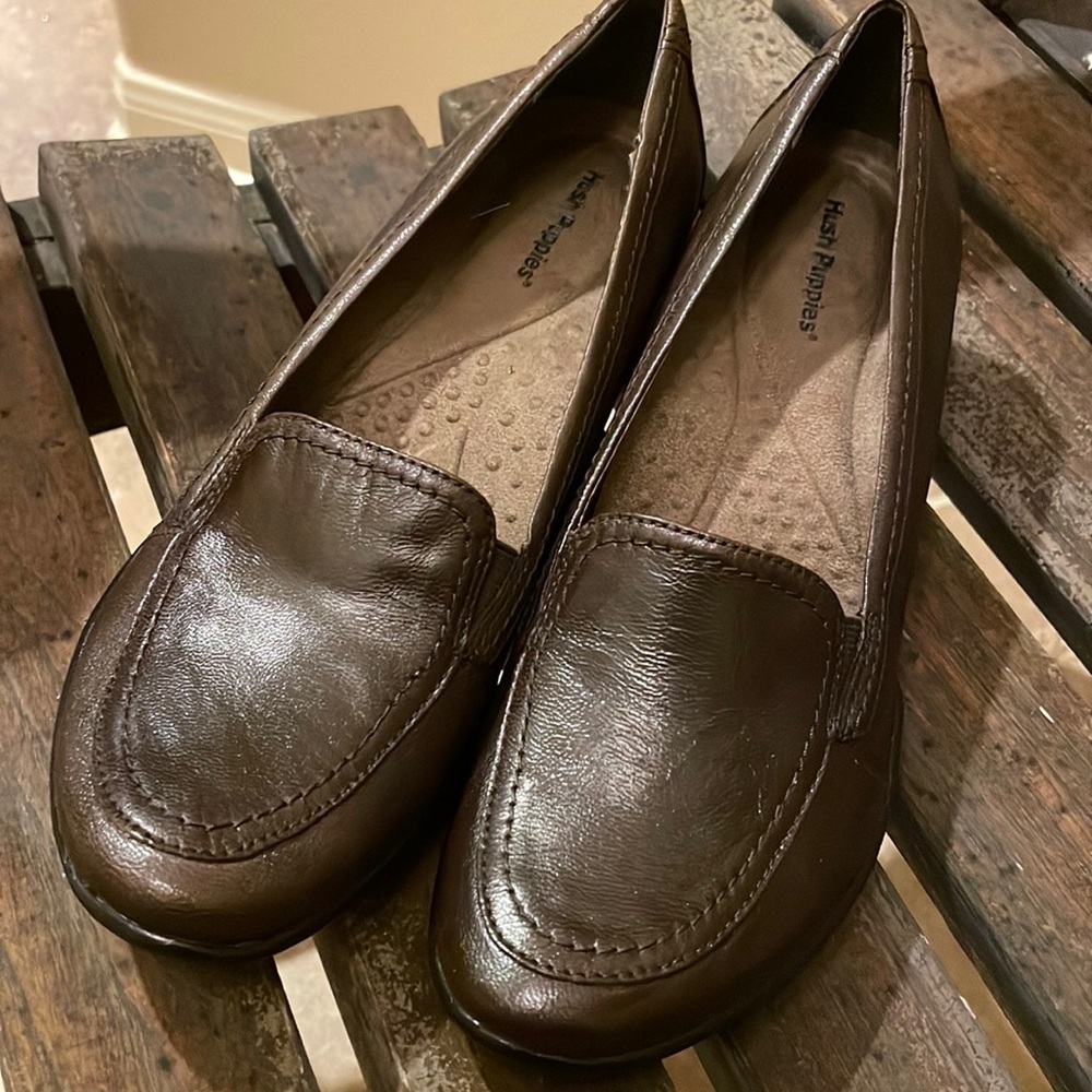 Hush Puppies Dress Shoes - Brown 8.5